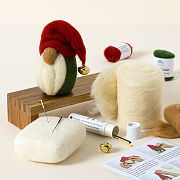 Festive Gnome Beginners Needle Felting Kit
