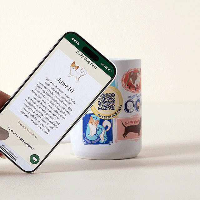 Dog Lover Interactive QR Mug
