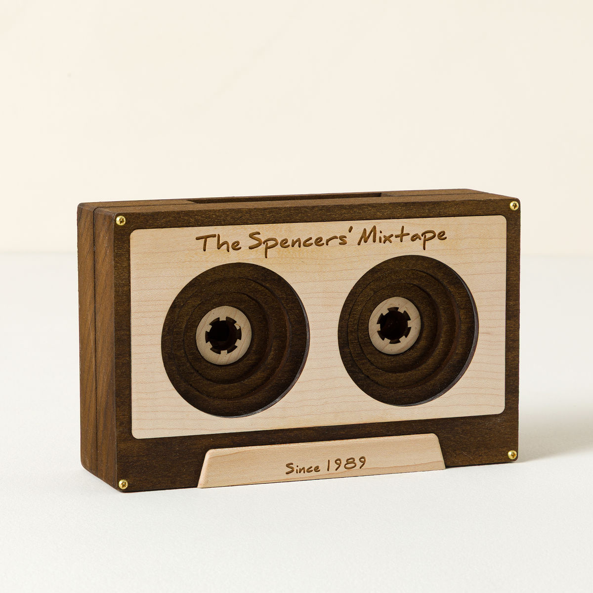 Wooden Mixtape Phone Amplifier - Personalized