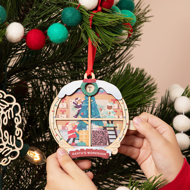 25-Day Countdown to Christmas QR Ornament