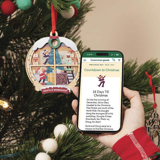25-Day Countdown to Christmas QR Ornament