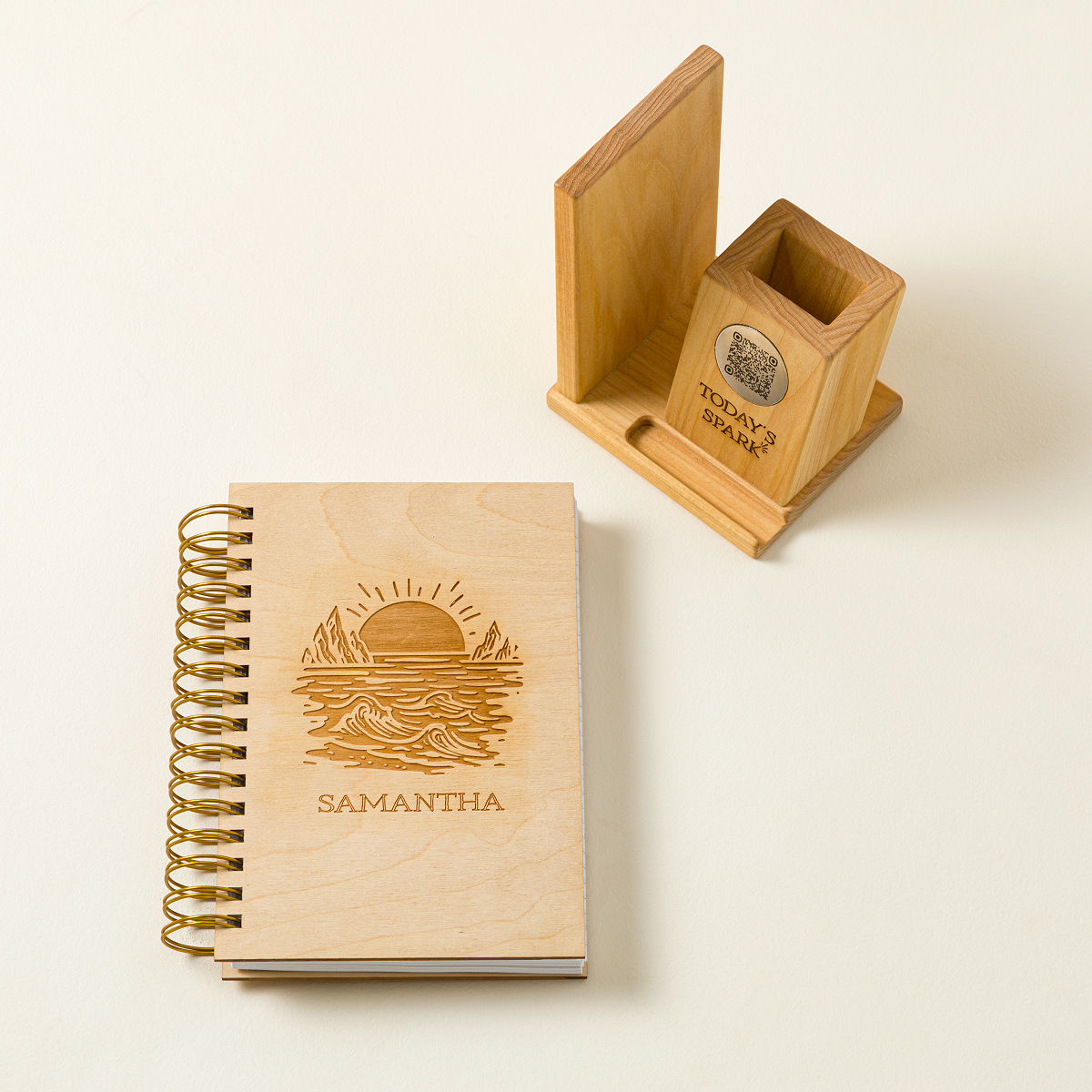 Daily Spark: QR Prompted Journaling Set - Personalized