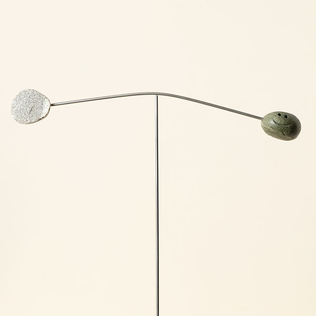 Comedy + Tragedy Kinetic Balance Sculpture