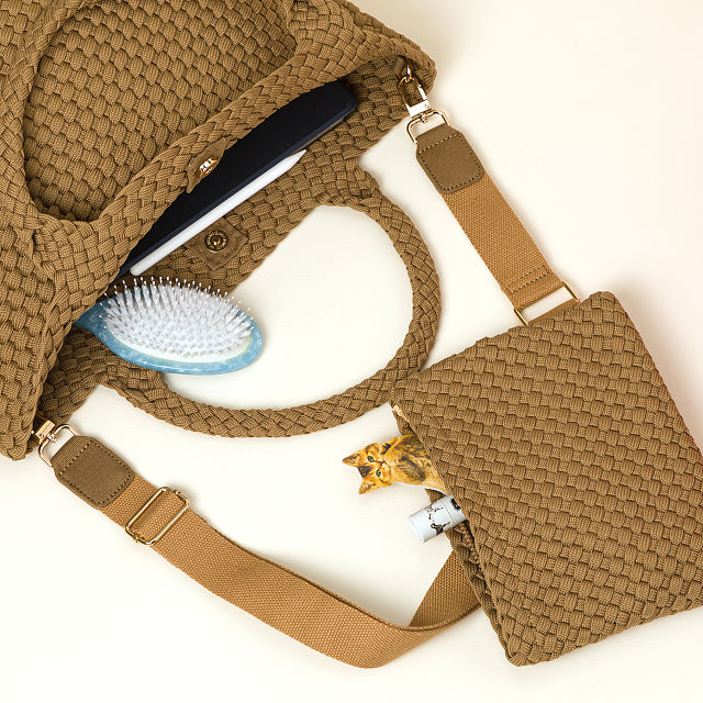 Woven Shoelace Crossbody