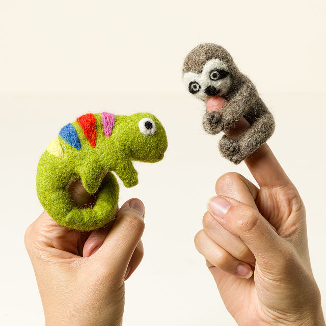Jungle Jamboree Take Along Finger Puppets