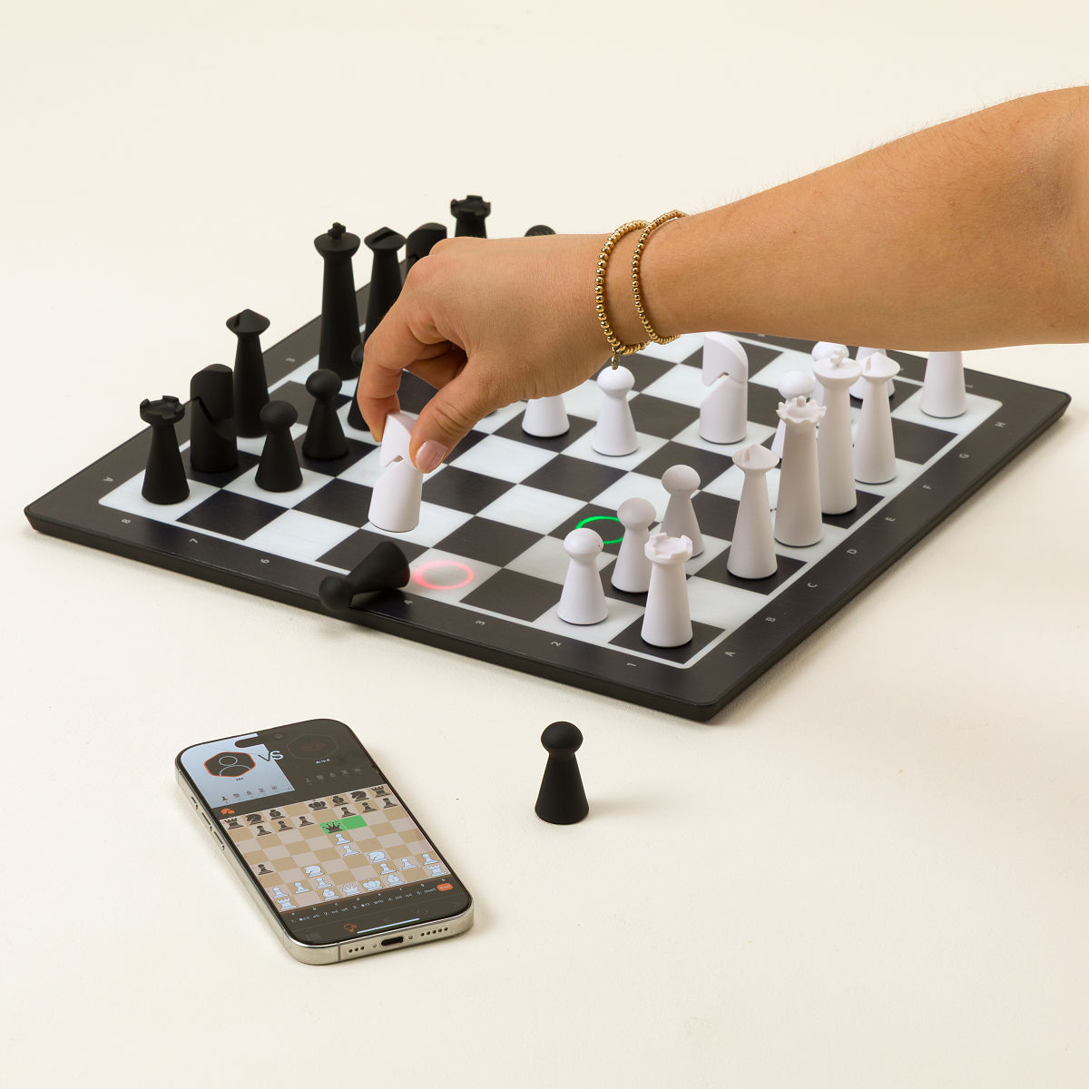 Uncommon Goods | Tech Enabled Beginner to Expert Chess Set | app