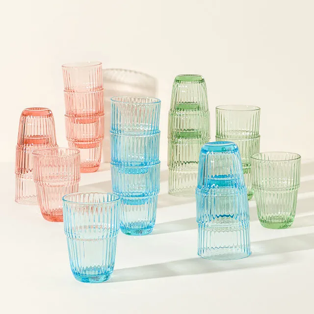 Italian Stacking Glasses - Set of 6