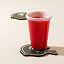 Handblown Glass Red Party Cup thumbnail 1