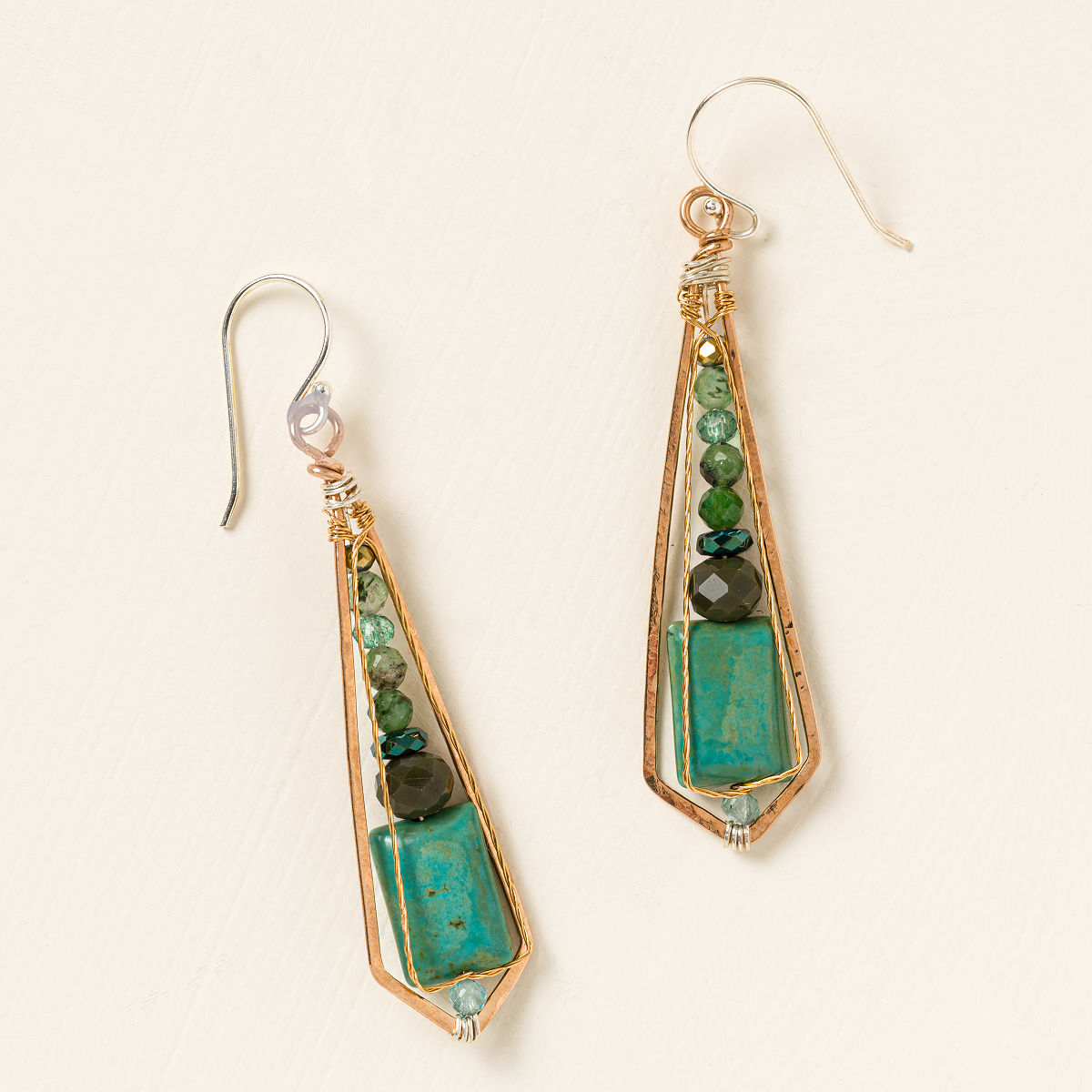 Evergreen Shimmer Earrings