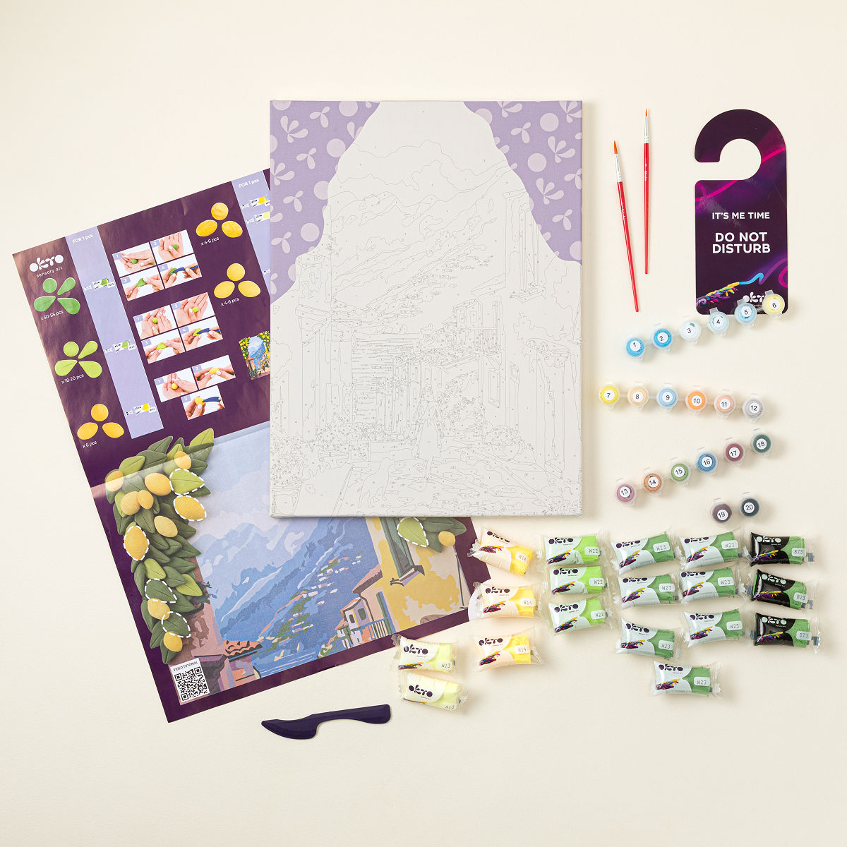 Sensory Sculpting & Paint by Number Craft - Scenic Stroll
