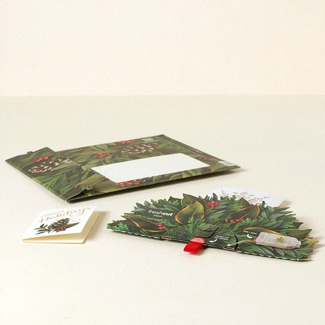 Holiday Candle Pop-Up Greeting Card