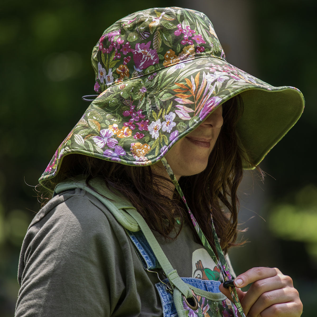 Blooming Floral Gardener's Hat
