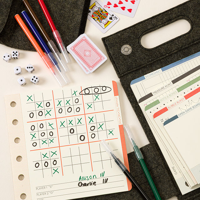 Play Anywhere Portable Paper Games Set