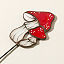 Stained Glass Mushroom Stake thumbnail 2