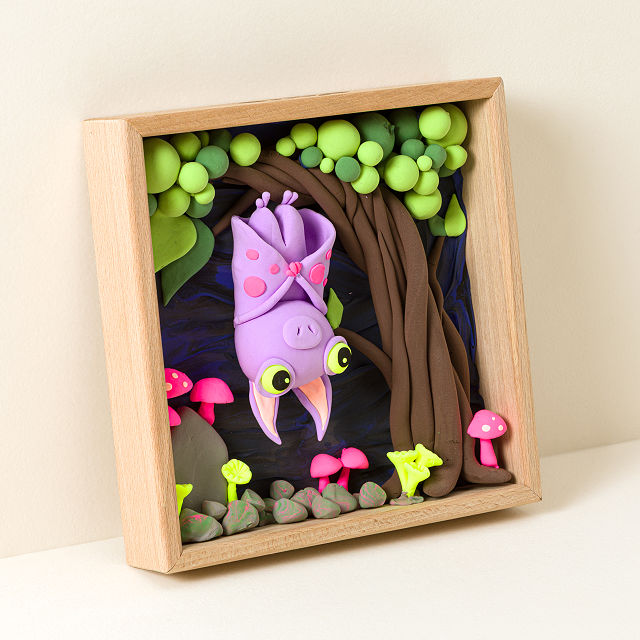 DIY Fantastical World Clay Shadow Box Kit