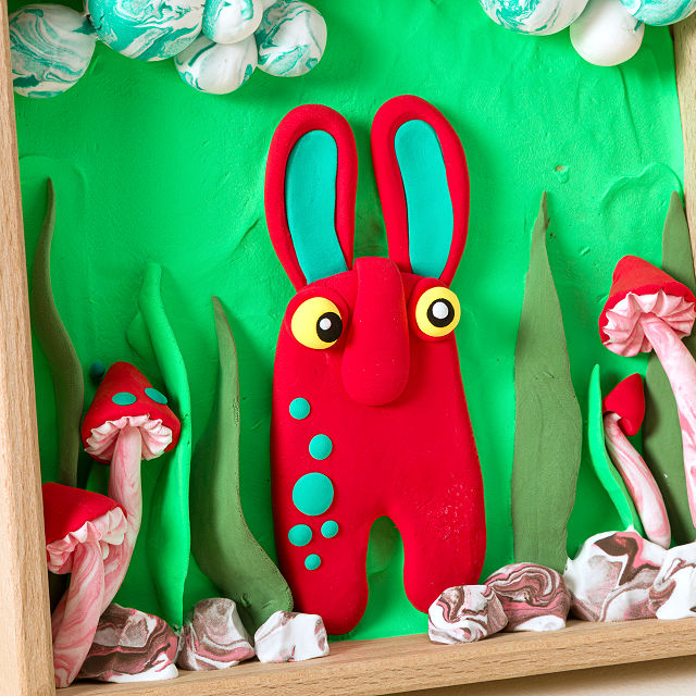 DIY Fantastical World Clay Shadow Box Kit