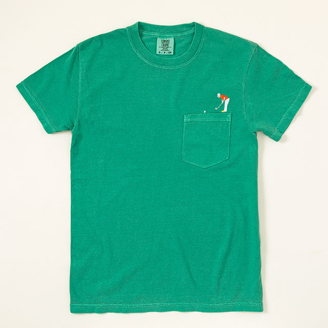 Embroidered Golfer Pocket Tee