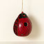 Cardinal Gourd Birdhouse thumbnail 3