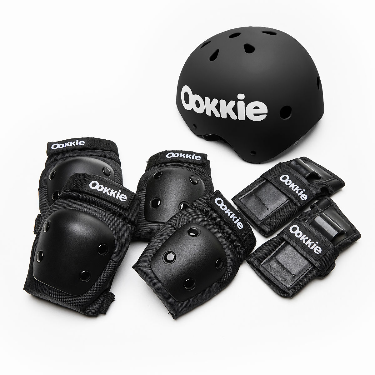 Kids Training Skateboard - Black Safety Gear