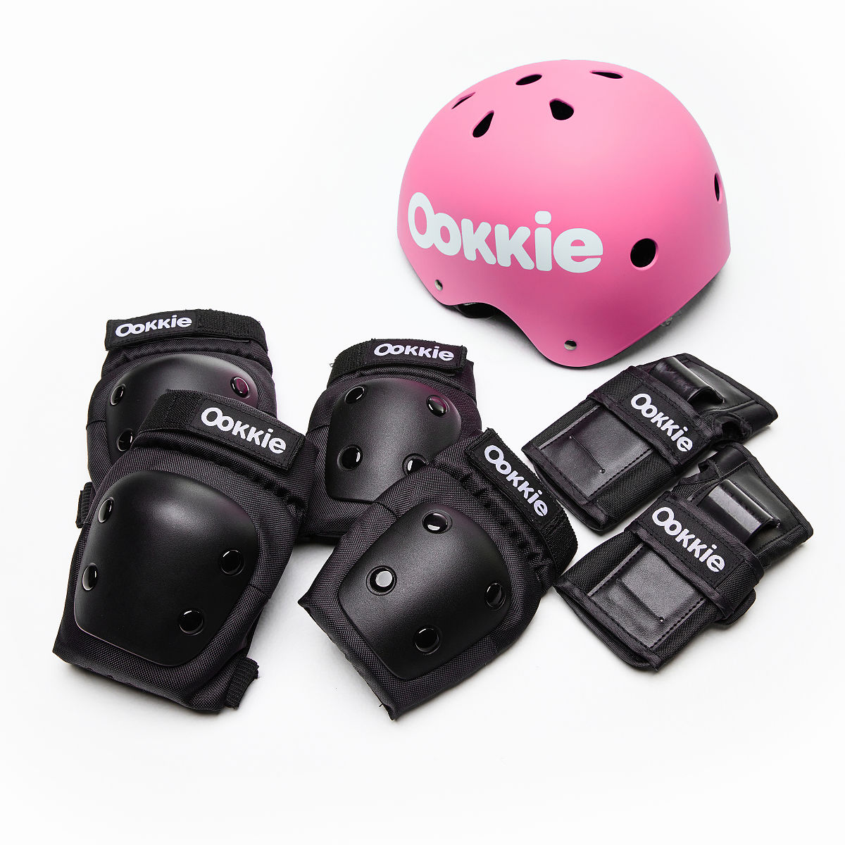 Kids Training Skateboard - Pink Safety Gear