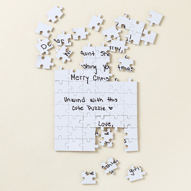 Christmas on the Square Puzzle Greeting Card