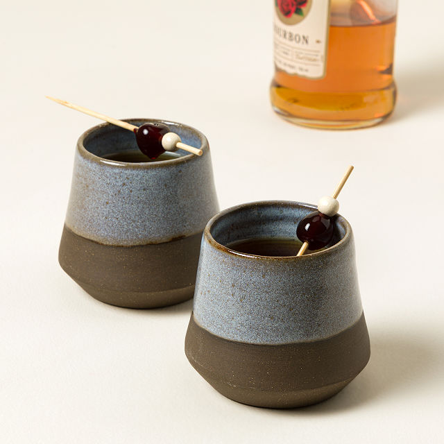 Ceramic Whiskey Tumblers &#8211; Set of 2