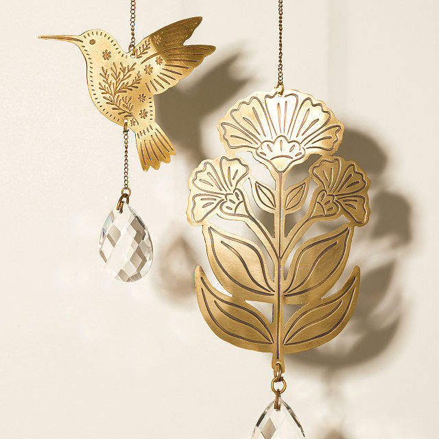Garden Icon Brass Suncatcher