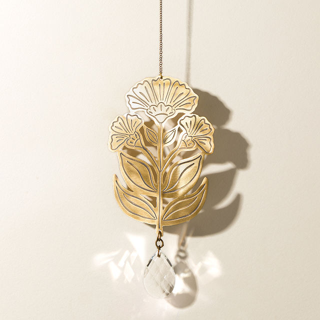 Garden Icon Brass Suncatcher