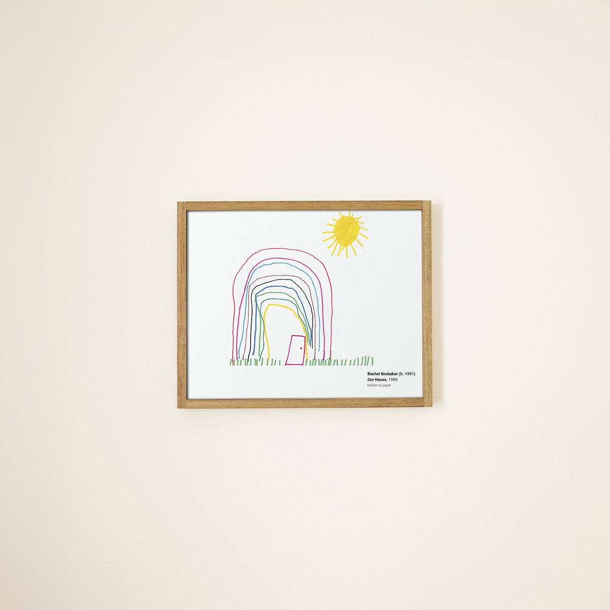 Mini Masterpiece Custom Wall Art - 8 x 10 Framed