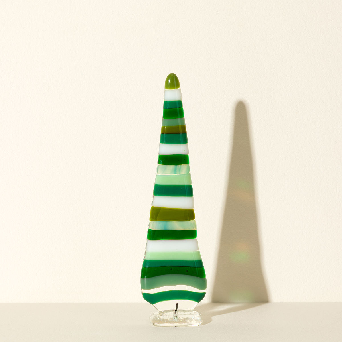 Handmade Glass Christmas Tree - 6 inches