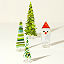 Handmade Glass Christmas Tree thumbnail 1