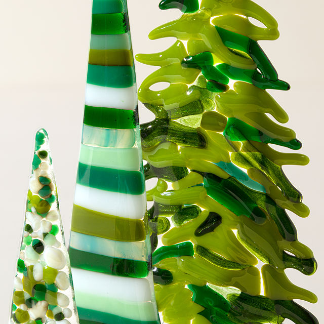 Handmade Glass Christmas Tree