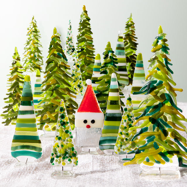 Handmade Glass Christmas Tree