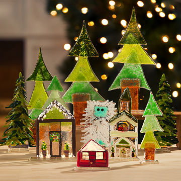 Handmade Glass Christmas Tree