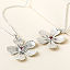 Handmade Forget-Me-Not Birthstone Necklace thumbnail 2