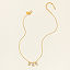 Sliced Raw Diamond Trio Necklace thumbnail 3