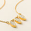 Sliced Raw Diamond Trio Necklace thumbnail 2