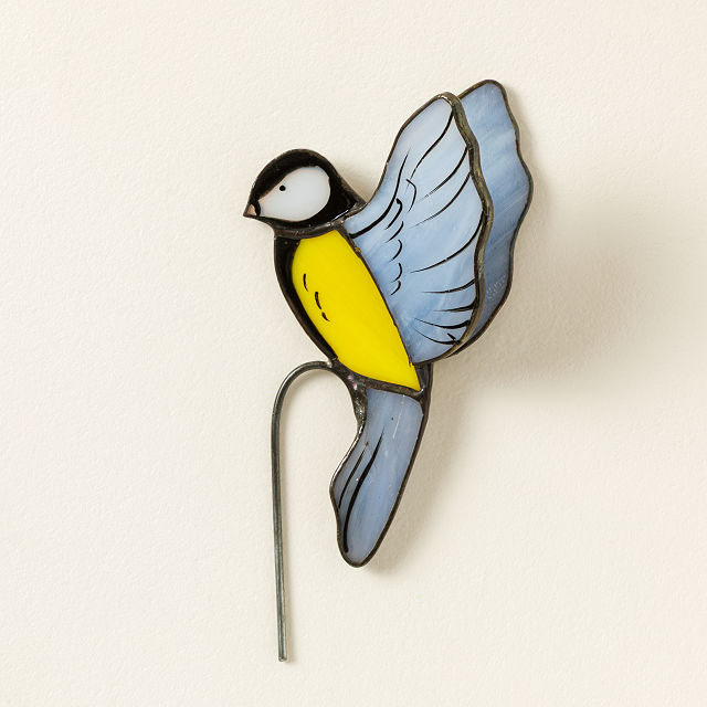 Stained Glass Bird Pot Hugger