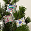 Embroidered College Pillow Ornament thumbnail 1