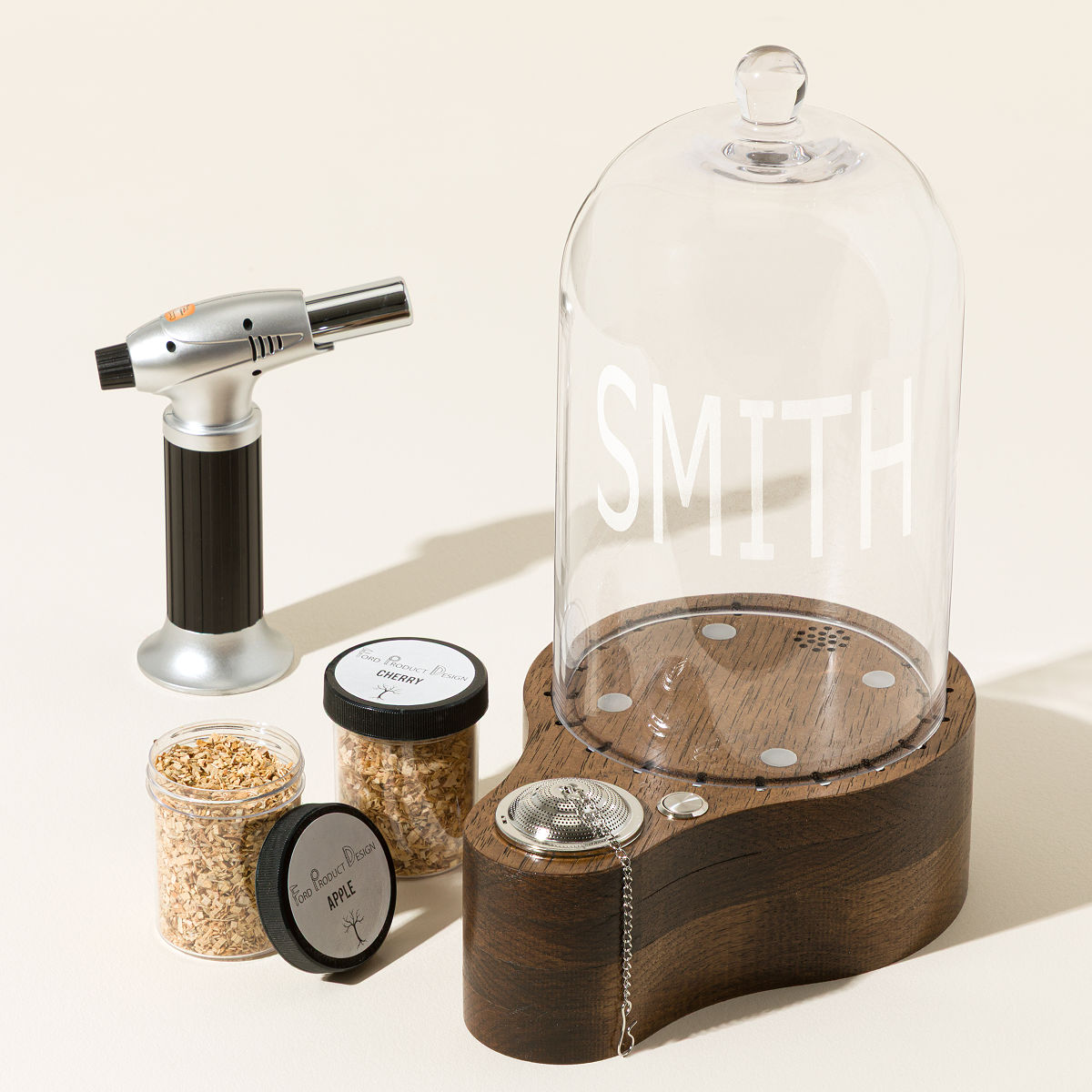 Personalized Cocktail Smoking Cloche - Personalized Large