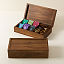 Personalized Acacia Wood Tea Box thumbnail 1