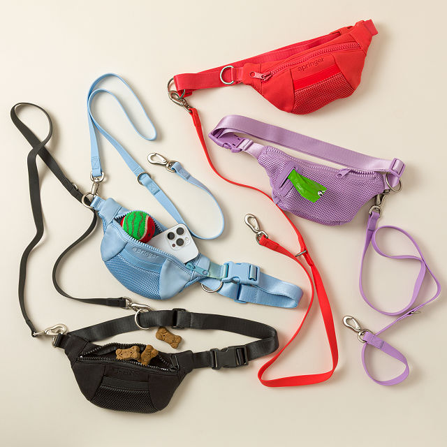 4-in-1 Hands-Free Dog Walking Leash&#160;Bag