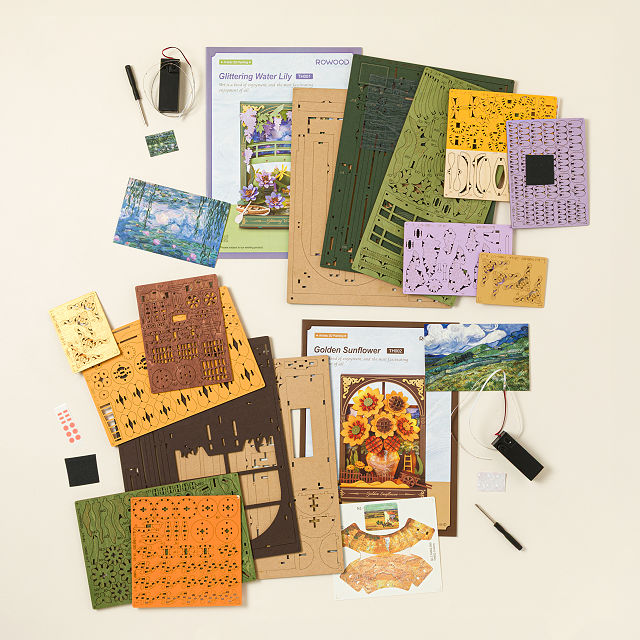 Masterpiece in Bloom Illuminated Building Kit