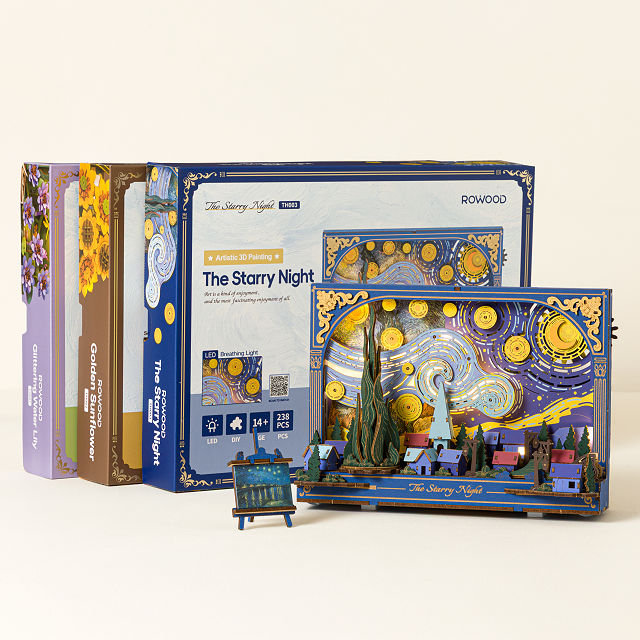 Masterpiece in 3D Illuminated Build Kit