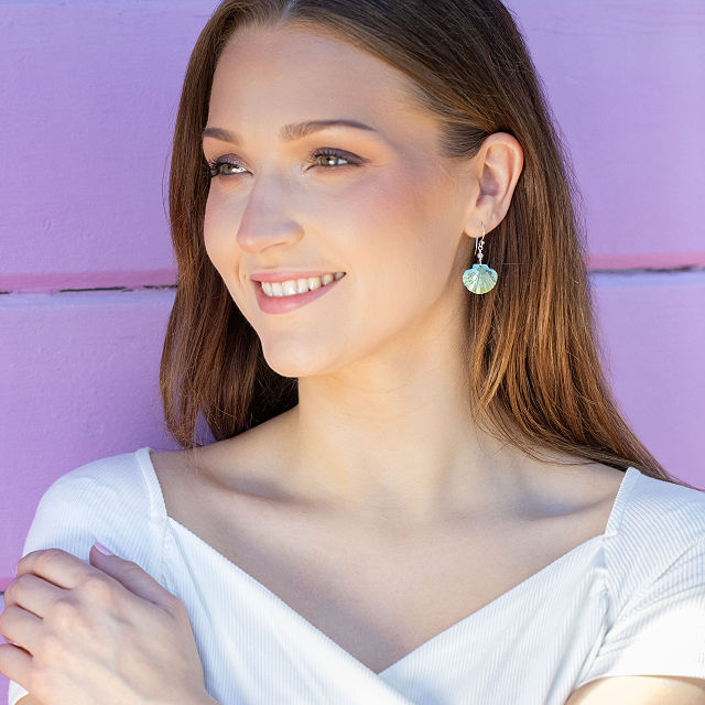 Seashell Shimmer Earrings