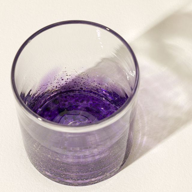 Handblown Mica Rocks Glasses