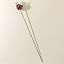 Handblown Glass Chickadee Garden Sculpture thumbnail 3