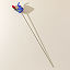 Handblown Glass Rooster Garden Sculpture thumbnail 4