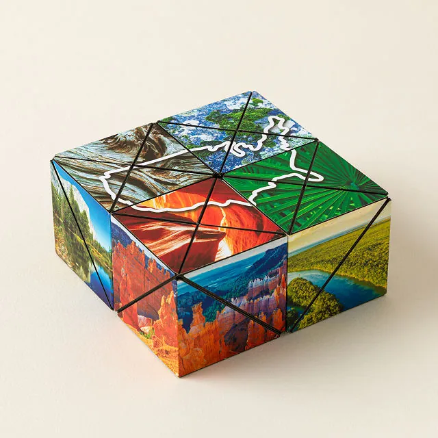 Uncommon Goods | National Parks Fidget Puzzle Cube | national