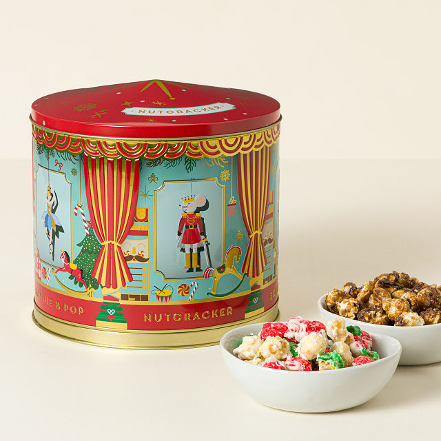 Musical Nutcracker Popcorn Tin